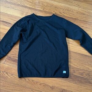 Black Long Sleeve polar max Kids thermal layer Shirt youth medium